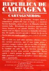 Cartel de la exposici&oacute;n Rep&uacute;blica de Cartagena, 1993