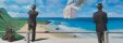 La ruina de la colina, 2009. &Oacute;leo sobre lienzo. 75 x 225 cm.