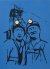 Miners, 2010. Serigraphy. 35 x 25 cm.