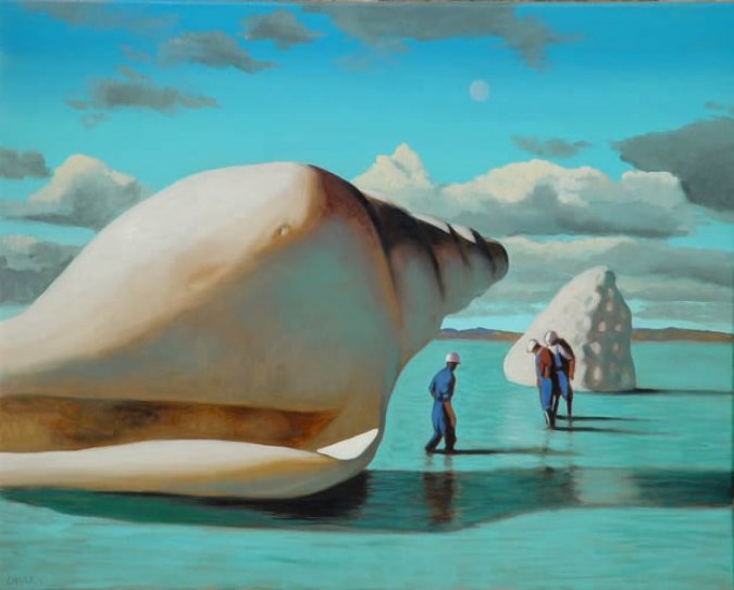  La Odisea, 2004. Óleo sobre lienzo, 65 x 81 cm.
