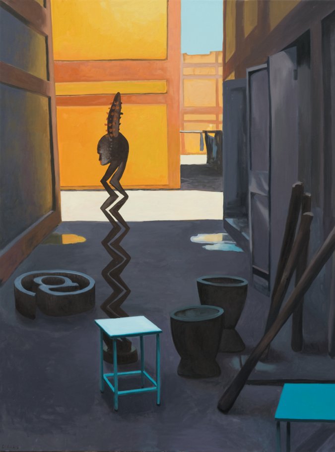 Wabi Sabi, 2016. Oil on canvas. 200 x 150 cm.