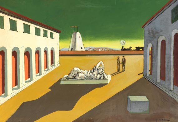 Giorgio de Chirico. Piazza d'Italia, 1969.