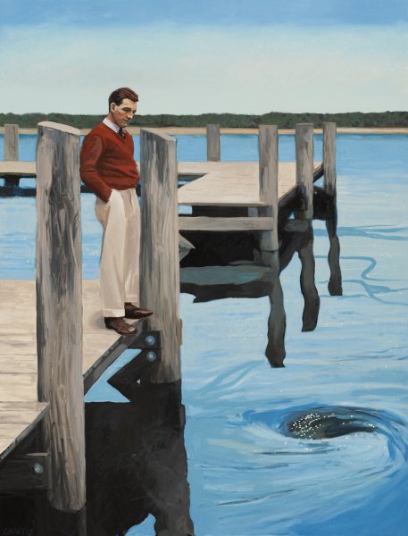 El remolino, 2025. &Oacute;leo sobre lienzo. 200 x 150 cm