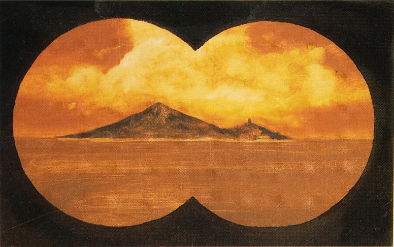 Isla del Bar&oacute;n, 1993. &Oacute;leo sobre lienzo. 22 x 35 cm.