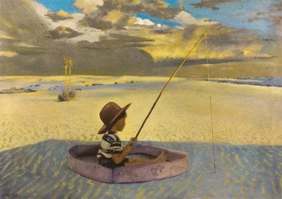El rey pescador, 1994 (&Oacute;leo sobre lienzo, 115 x 162 cm.)