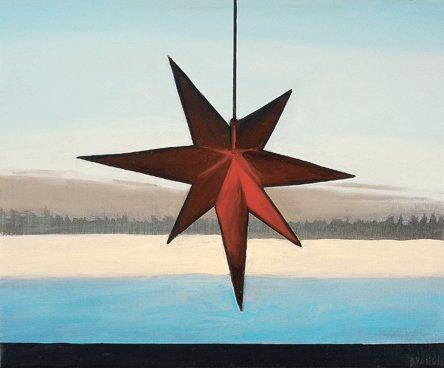 La estrella del norte, 2093. Óleo sobre lienzo. 50 x 61 cm