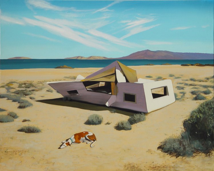Cuate, 2003. Oil on canvas. 130 x 162 cm.