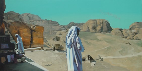 Surrender, 2005. Oil on canvas. 150 x 300 cm