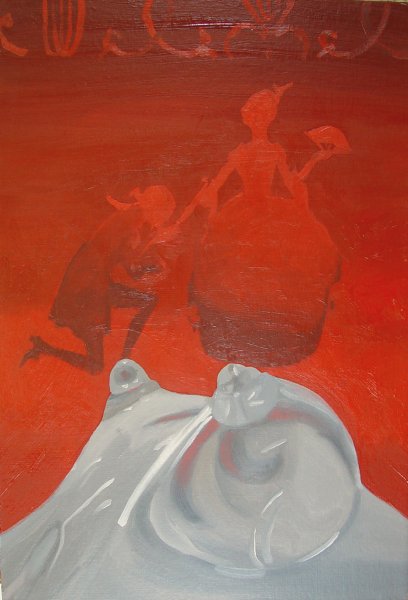 Le portrait de Manon II, 2006. &Oacute;leo sobre cart&oacute;n. 52 x 37 cm