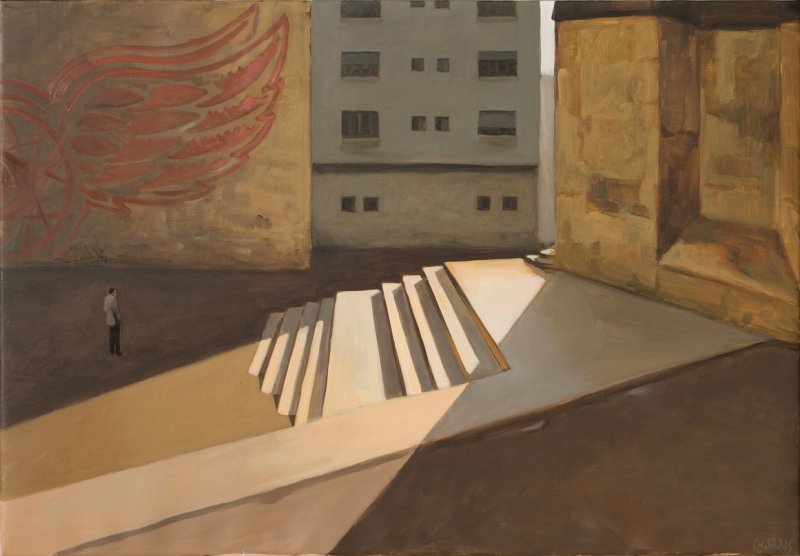 Alas, 2008. &Oacute;leo sobre lienzo