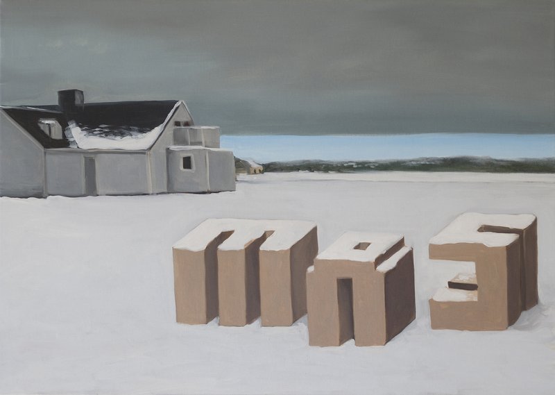 M&aacute;s, 2010. &Oacute;leo sobre lienzo. 65 x 92 cm