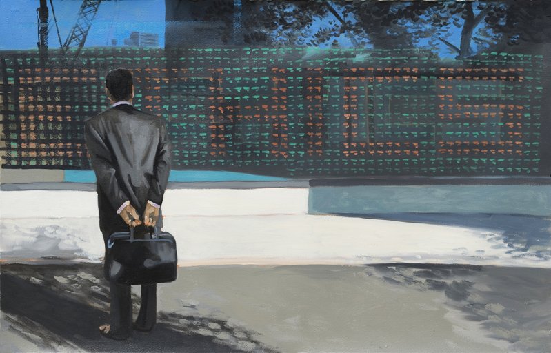 Ethics, 2011. Oil on paper. 66 x 102 cm