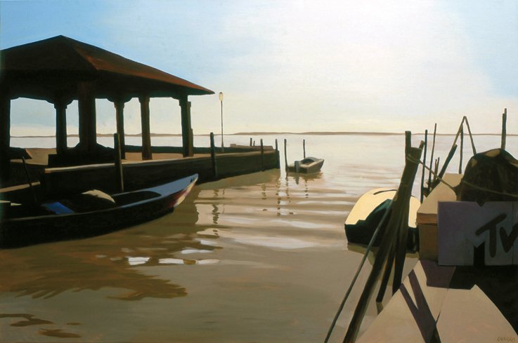 Un ruido secreto, 2000. &Oacute;leo sobre lienzo. 130 x 195 cm