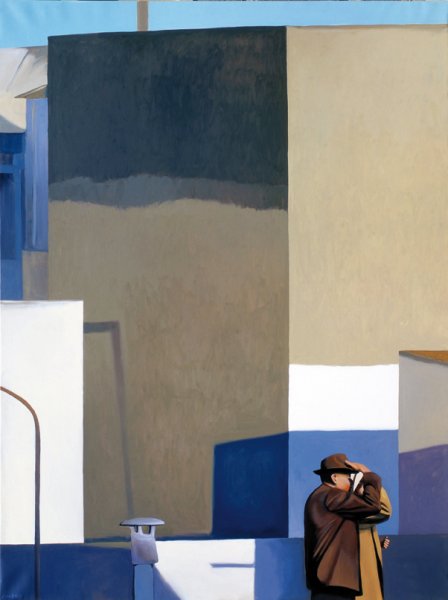 Barriada Boreal, 2004. &Oacute;leo sobre lienzo. 225 x 150 cm