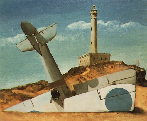 Suprematismo. C&iacute;rculo azul sobre cat&aacute;strofe, 1993. &Oacute;leo sobre lienzo. 50 x 61 cm