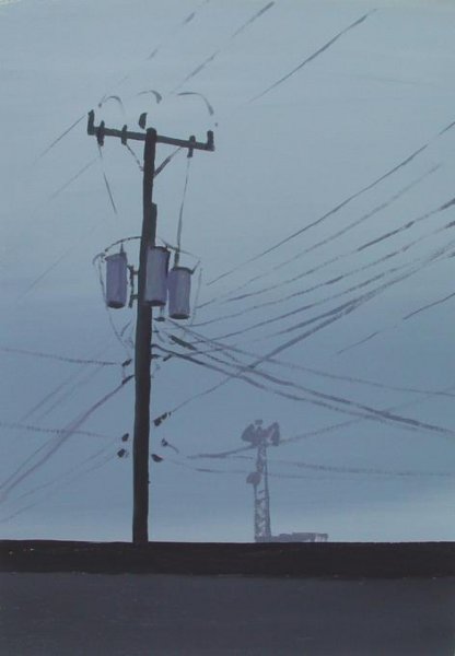 Boulevard Solitude, 2006, Óleo sobre cartón, 52 x 37 cm.