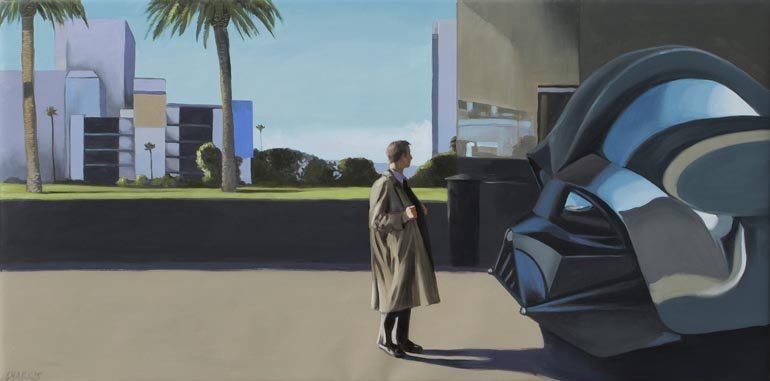 Faust, 2009. &Oacute;leo sobre lienzo. 75 x 150 cm.