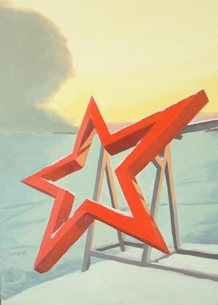 Khovantxina, 2006, &Oacute;leo sobre cart&oacute;n, 52 x 37 cm.