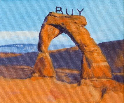 Buy I, 2014. &Oacute;leo sobre lienzo. 10 x 12 cm.