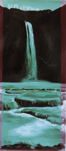 Expedici&oacute;n al valle perdido, 1991. &Oacute;leo sobre lienzo, 130 x 60 cm.