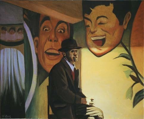 El guardi&aacute;n, 2000. &Oacute;leo sobre lienzo 50 x 61 cm.