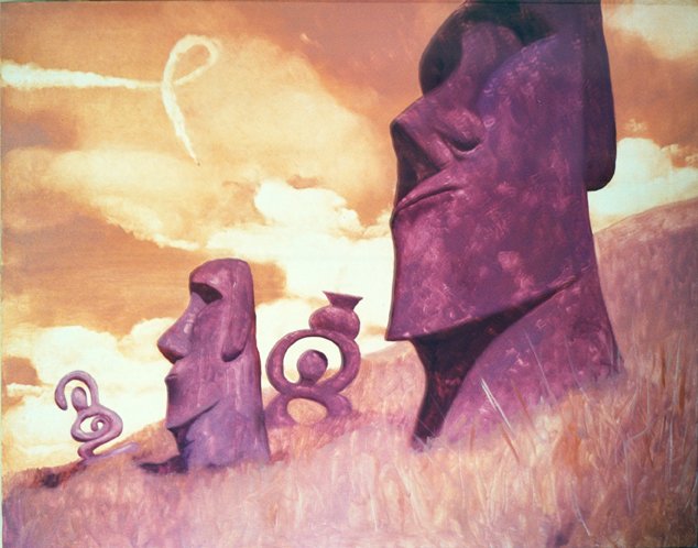 &iexcl;Vaya una Pascua!, 1993, &Oacute;leo sobre lienzo. 114 x 146 cm