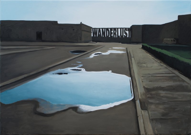 Wanderlust, 2008. Óleo sobre lienzo. 65 x 92 cm.