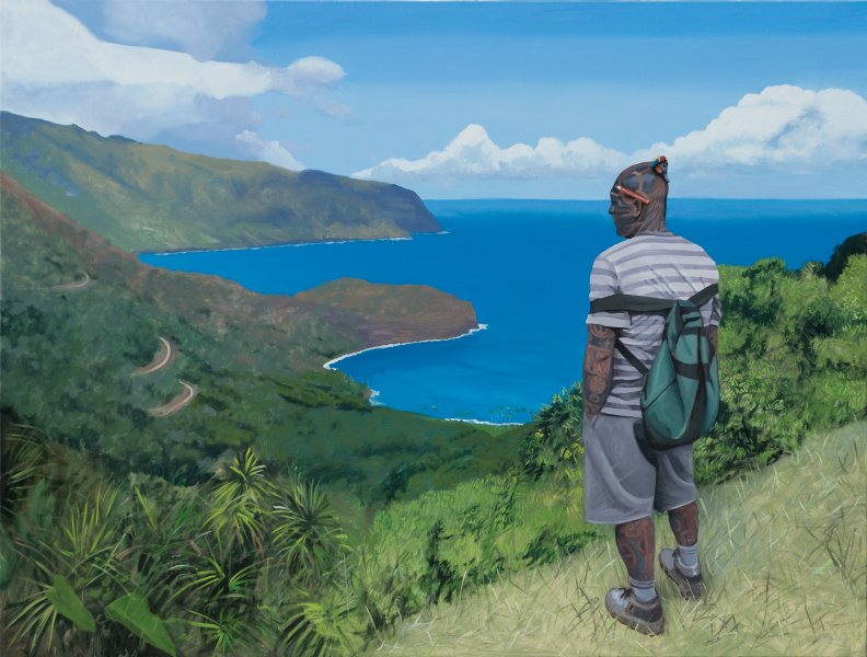 The Polynesian, 2016. Oil on canvas 150 x 200 cm.