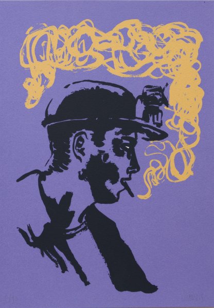 Mineros, 2010. Serigraf&iacute;a. 35 x 25 cm.