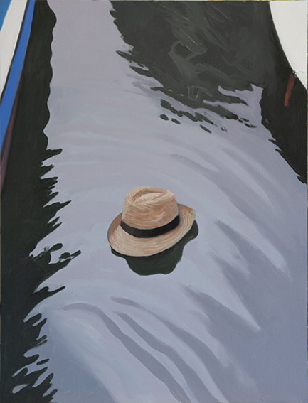 Muerte en Venecia. Pg. 123, 2018. Oil on paper. 65 x 50 cm.