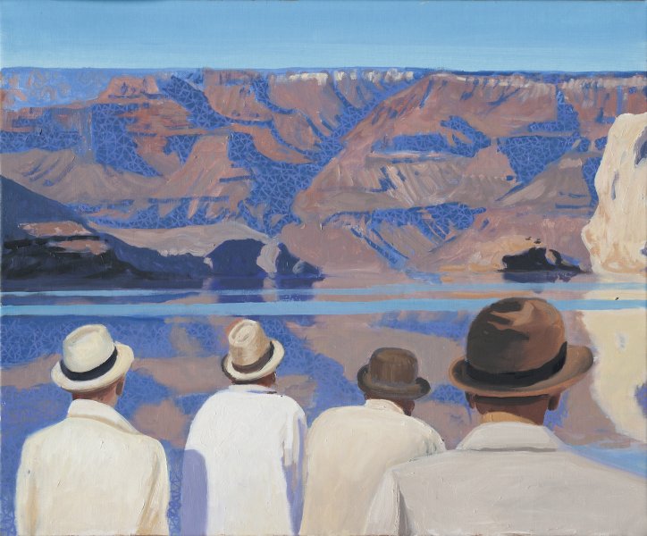Las anomalias I, 2025. &Oacute;leos sobre lienzo. 46 x 55 cm